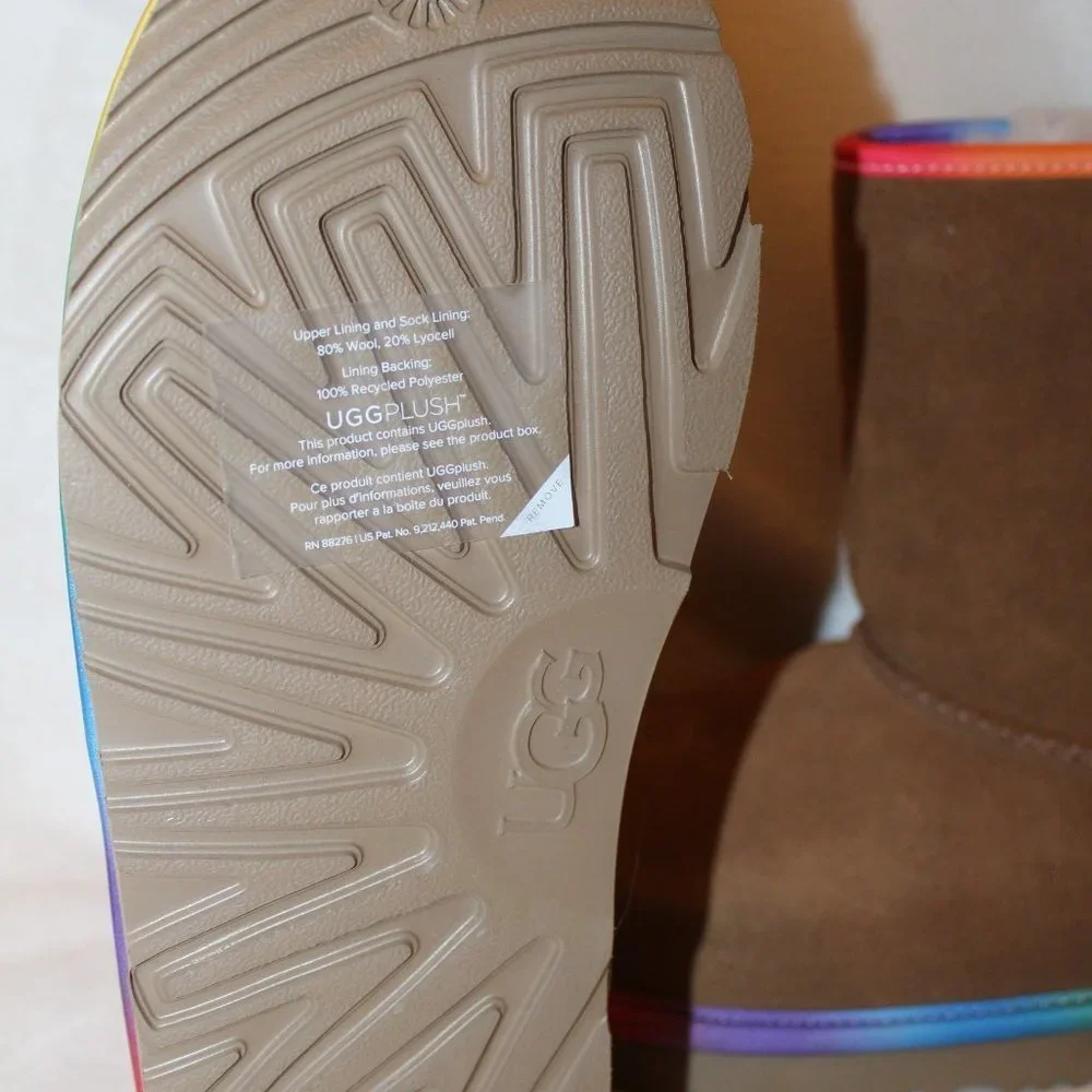NIB UGG WOMEN'S CHESTNUT SUEDE SHEARLING CLASSIC SHORT‎ BOOTS PINK PURPLE